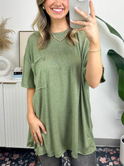 Women's Raw Edge Boxy Tee (Buy 3 Free Shipping)