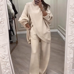 Women's 2-Piece Oversized Sweater & Pants SetšFree Shipping